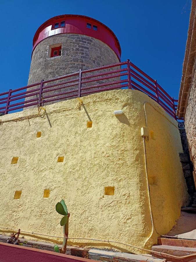 A Medieval Windmill Tower With Magnificent View Rhodes City Екстер'єр фото