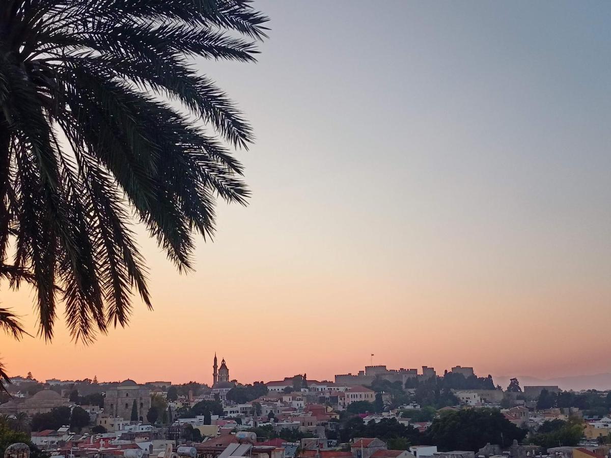 A Medieval Windmill Tower With Magnificent View Rhodes City Екстер'єр фото